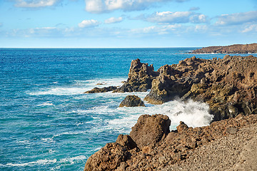 Image showing Beautiful landscape of Lanzarote Island