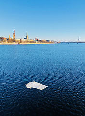 Image showing Panoramic view of Riga city, Latvia