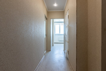 Image showing Long corridor in the apartment