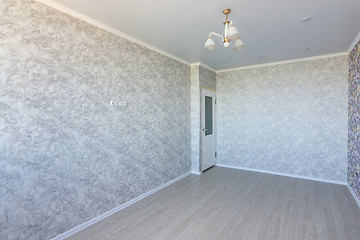 Image showing Empty room in the apartment, after repair