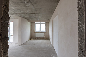 Image showing Doorways in the new building, the entrance to the room