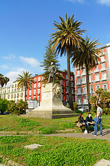 Image showing Giovanni Nicotera monument in Naples