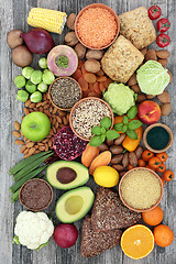 Image showing Health Food for a High Fibre Diet
