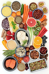 Image showing Healthy Diet Food Selection