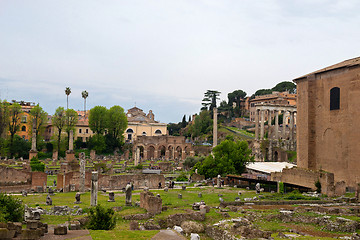 Image showing ROME, ITALY - APRILL 21, 2019: View to the Capitoline Hills