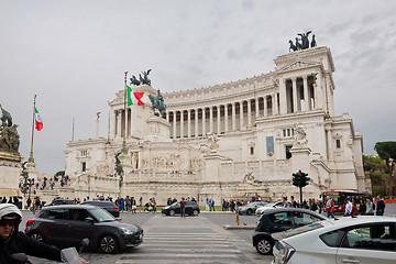 Image showing ROME, ITALY - APRILL 21, 2019: View to the Altar of the Patria