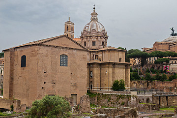 Image showing ROME, ITALY - APRILL 21, 2019: View to the Capitoline Hills