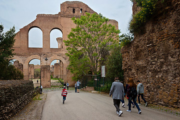 Image showing ROME, ITALY - APRILL 21, 2019: View to the buildings