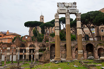 Image showing ROME, ITALY - APRILL 21, 2019: View to the Capitoline Hills