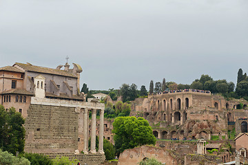 Image showing ROME, ITALY - APRILL 21, 2019: View to the Capitoline Hills