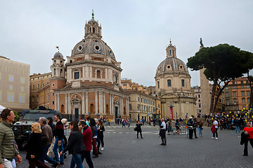 Image showing ROME, ITALY - APRILL 21, 2019: View to the buildings