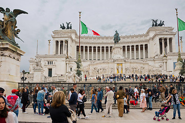 Image showing ROME, ITALY - APRILL 21, 2019: View to the Altar of the Patria