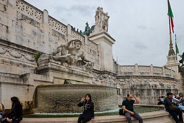 Image showing ROME, ITALY - APRILL 21, 2019: View to the Altar of the Patria