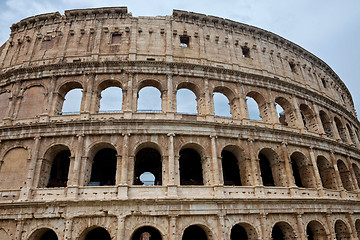 Image showing ROME, ITALY - APRILL 21, 2019: View to the Colosseum