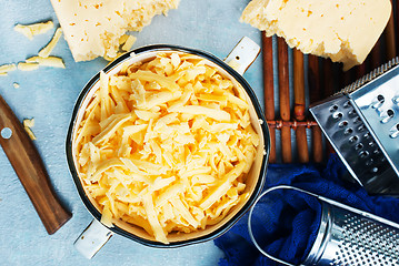 Image showing grated cheese