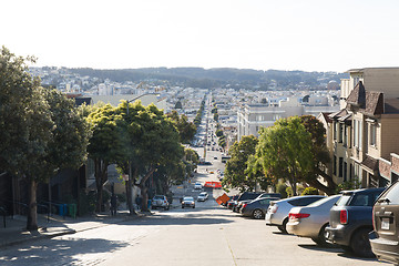Image showing view of san francisco city street