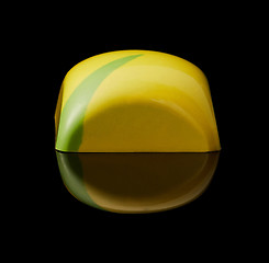 Image showing chocolate candy on black background