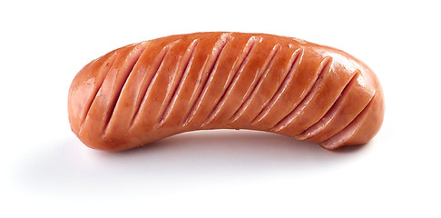 Image showing grilled sausage on white background