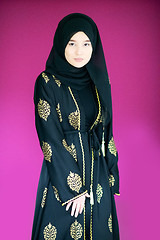 Image showing muslum woman with hijab in modern dress