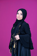 Image showing muslum woman with hijab in modern dress