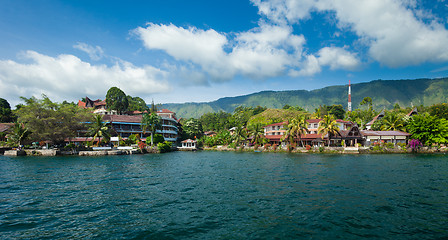 Image showing Tuk Tuk, Samosir, Lake Toba, Sumatra