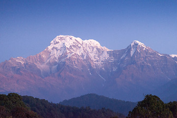 Image showing Hiunchuli and Annapurna South