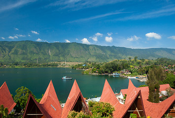 Image showing Batak architecture, Tuk Tuk Samosir