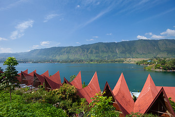 Image showing Batak architecture, Tuk Tuk Samosir