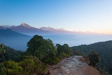 Image showing Annapurna hiking trail