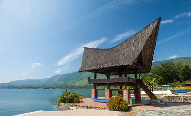 Image showing Batak architecture, Tuk Tuk Samosir