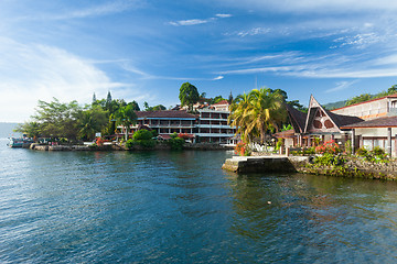 Image showing Tuk Tuk, Samosir, Lake Toba, Sumatra