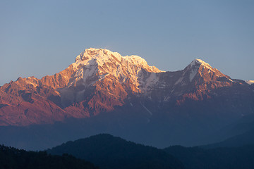 Image showing Hiunchuli and Annapurna South