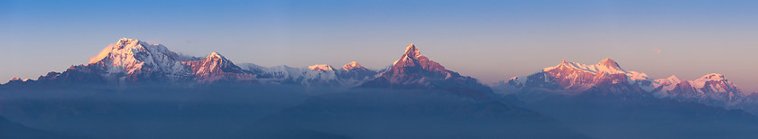 Image showing Annapurna panorama