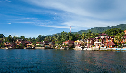 Image showing Tuk Tuk, Samosir, Lake Toba, Sumatra