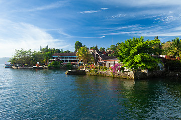 Image showing Tuk Tuk, Samosir, Lake Toba, Sumatra