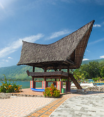 Image showing Batak architecture, Tuk Tuk Samosir