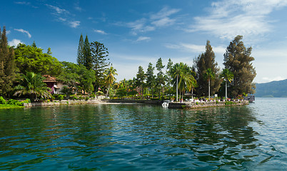 Image showing Tuk Tuk, Samosir, Lake Toba, Sumatra