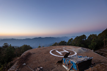 Image showing Nepal helipad