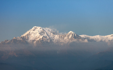 Image showing Hiunchuli and Annapurna South