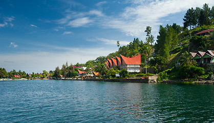 Image showing Tuk Tuk, Samosir, Lake Toba, Sumatra