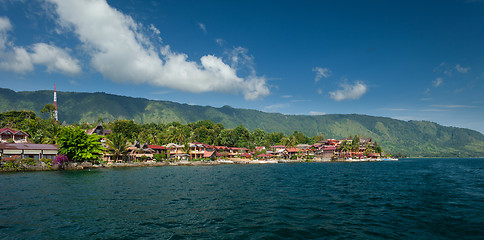 Image showing Tuk Tuk, Samosir, Lake Toba, Sumatra