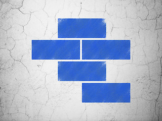 Image showing Construction concept: Bricks on wall background