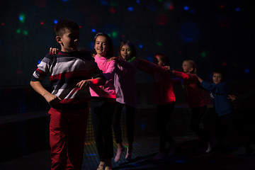 Image showing Kids neon disco party