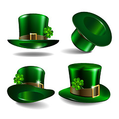 Image showing St Patricks day hats. Vector