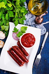 Image showing sausages