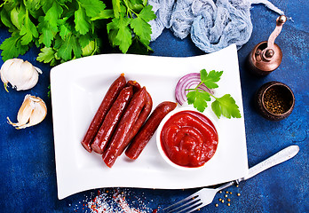 Image showing sausages