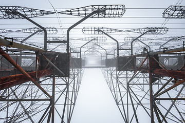 Image showing Duga Antenna Complex in Chernobyl Exclusion zone 2019