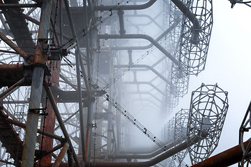 Image showing Duga Antenna Complex in Chernobyl Exclusion zone 2019