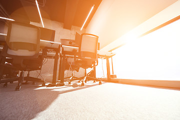 Image showing Empty Modern open plan Office