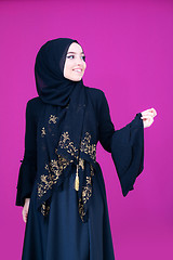 Image showing muslum woman with hijab in modern dress